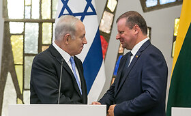 Bendra Baltijos &scaron;alių Ministrų Pirmininkų ir Izraelio Valstybės Ministro Pirmininko B. Netanyahu spaudos konferencija