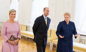 Prezidentė susitiko su Jungtinės Karalystės Princu Edvardu
