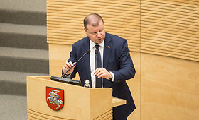 Saulius Skvernelis atsakė į Seimo narių klausimus