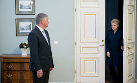 Prezidentė susitiko su aplinkos ministru Kęstučiu Navicku
