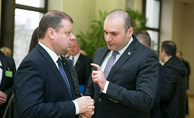 Sauliaus Skvernelio ir Sakartvelo Ministro Pirmininko Mamuka Bakhtadze spaudos konferencija