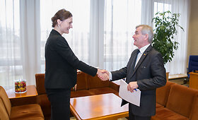 Viktoras Pranckietis susitiko Viktorija Čmilyte-Nielsen