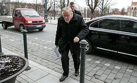 Vytautas Landsbergis atvyko į nuosprendžio paskelbimą Sausio 13-osios byloje
