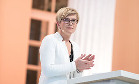 Kandidatų į Respublikos Prezidentus debatai Simono Daukanto aik&scaron;tėje