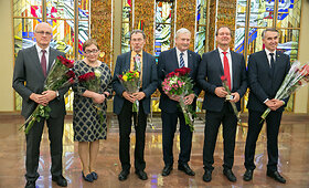 Pažymėjimų įteikimo ceremonija naujai i&scaron;rinktiems Europos Parlamento nariams