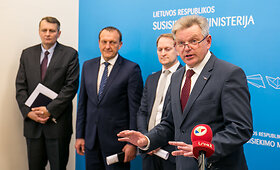 Susisiekimo ministras Jaroslavas Narkevičius pristatė politinio asmeninio pasitikėjimo komandą
