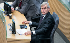 Po slapto balsavimo Viktoras Pranckietis lieka Seimo pirmininku