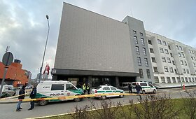 Antradienio rytą gautas prane&scaron;imas jog užminuotas Vilniaus apylinkės teismas