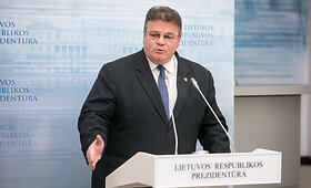 Spaudos konferencija po susitikimo dėl Lietuvos, Ukrainos ir Baltarusijos santykiu
