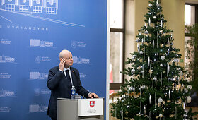 Saulius Skvernelio spaudos konferencija