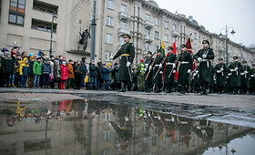 Lietuvos vėliavos pakėlimo ceremonija