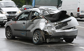 Vilniuje susidūrė vilkikas ir &bdquo;Ford Focus&ldquo;
