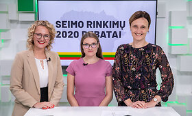 15min Seimo rinkimų debatai: A.Armonaitė prie&scaron; V.Čmilytė Nielsen