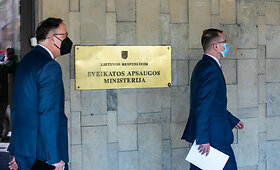 Sveikatos apsaugos ministro ir JAV ambasadoriaus spaudos konferencija