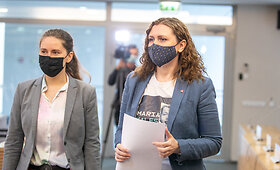 Dovilės &Scaron;akalienės spaudos konferencija apie protestuose Baltarusijoje dalyvavusių vaikų įkalinimą