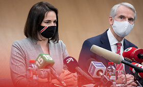 Sviatlanos Cichanouskajos ir JAV senatorių spaudos konferencija