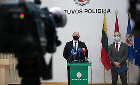Teisėsaugos spaudos konferencija dėl operacijos &bdquo;Trojan shield&ldquo;