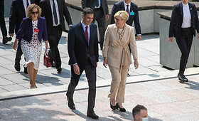 Ingridos &Scaron;imonytės  susitikimas su Ispanijos Ministru Pirmininku Pedro S&aacute;nchezu