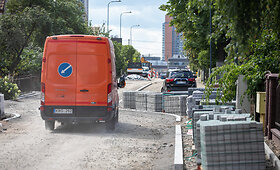 Vilniaus &Scaron;irvintų gatvė &ndash; dalis suremontuota ir i&scaron;klota trinkelėmis, dalis dar tvarkoma