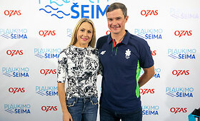 &bdquo;Plaukimo &scaron;eimos&ldquo; baseino atidarymas