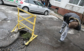 Smegduobė daugiabučio kieme