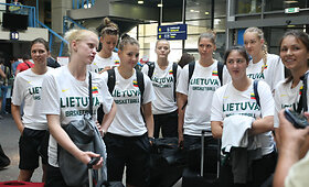 Lietuvos jaunimo U-20 merginų rinktinė i&scaron;vyko i Europos Čempionatą Turkijoje