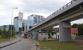 Viaduko A.Go&scaron;tauto gatvėje, Vilniuje, statybos baigsis rudenį