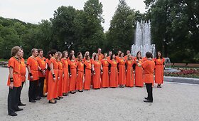 Dainų &scaron;ventė pristatyta banko choro daina
