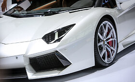 &bdquo;Lamborghini&ldquo; stendas Paryžiaus automobilių parodoje