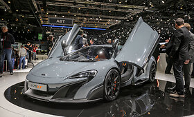 &bdquo;McLaren 675LT&ldquo; Ženevos automobilių parodoje