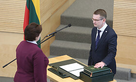 Prisiekė valstybės kontrolierius Arūnas Dulkys