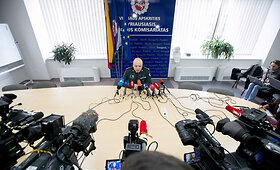 Kęstučio Lančinsko spaudos konferencija dėl antiteroristinės operacijos 