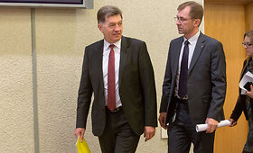 Ministras Pirmininkas Algirdas Butkevičius pirmininko Vyriausybės pasitarimui 