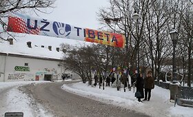 Užupio bendruomenės kultūrinė akcija &bdquo;Čia &ndash; Tibeto skveras&ldquo;