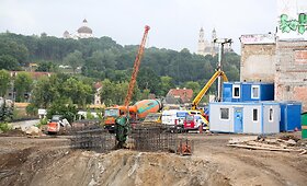 Statybos Polocko gatvėje Vilniuje