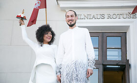 Mykolo Vildžiūno ir Oneidos Kunsungos vestuvės Vilniaus rotu&scaron;ėje