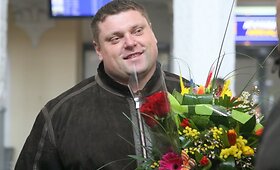 Į Lietuvą i&scaron; &bdquo;Arnold Strongman&ldquo; varžybų JAV grįžęs Ž.Savickas netry&scaron;ko džiaugsmu