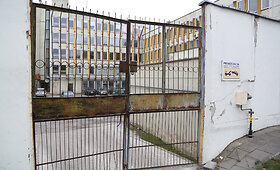 Pastatas, i&scaron; kurio penkto auk&scaron;to i&scaron;krito aktorius Rolandas Boravskis