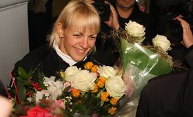 Simona Krupeckaitė ir Lietuvos treko rinktinė su dideliu laimikiu grįžo į Lietuvą