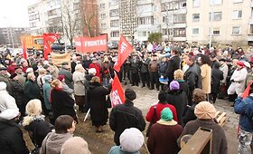 &bdquo;Fronto&ldquo; mitinge i&scaron;sityčiota i&scaron; A.Paleckio