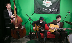 Grupė &bdquo;The Swing Cats&ldquo; 15min.lt studijoje