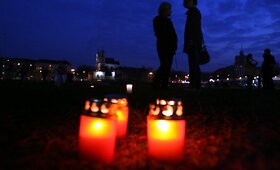 Sostinės gyventojai pagerbė žuvusį Lenkijos prezidentą
