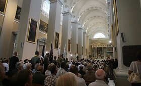 &Scaron;v.Mi&scaron;ios už prezidentą A.Brazauską Vilniaus katedroje