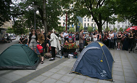 Protestas dėl naujo Darbo kodekso