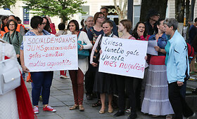 &bdquo;Gyvenimas per brangus&ldquo; demonstracija Vilniuje