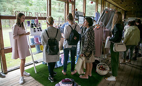 Mados mugė &bdquo;Fashion bazaar&ldquo; pirmą kartą lankosi Palangoje