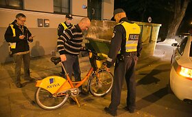 Rugsėjo 16 d. vakaro policijos reidas Vilniuje