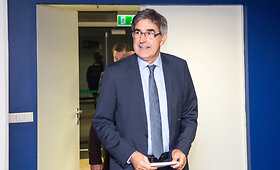 Eurolygos vadovo Jordžio Bertomeu spaudos konferencija