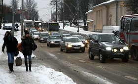 Vilniaus gatvėse transporto spūstys