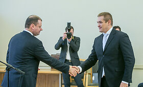 Ministras pirmininkas Saulius Skvernelis pristatė naująjį ministrą Vidaus reikalų ministerijoje